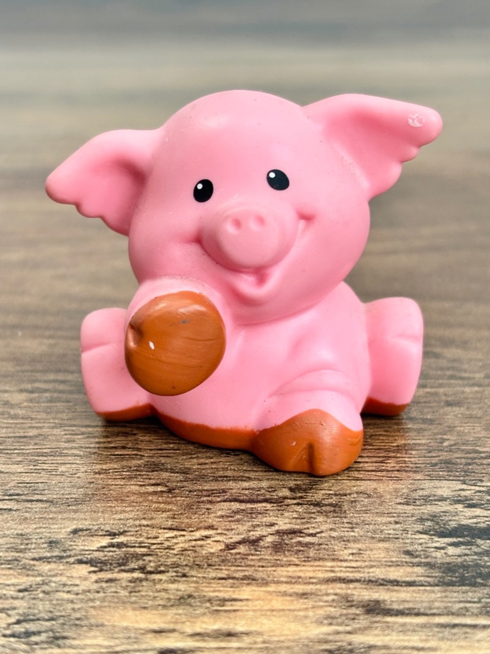 Fisher Price Little People Muddy Pig Mud Sitting Farm Animal Toy Figure 2007